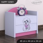 Nočna omarica Happy babies Kužek s pentljo 19 SZN1